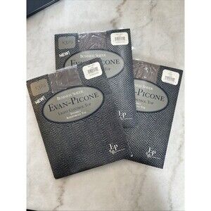 Evan Picone Lot of 3 Pantyhose Size Long (Large) 2 Grey 1 Puddy Business Sheer